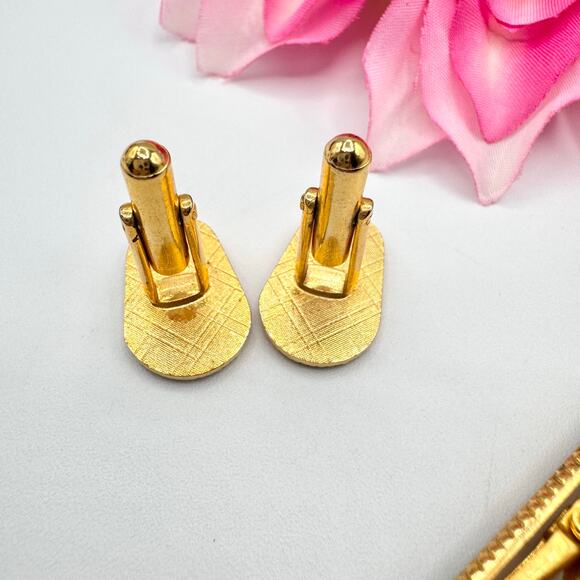 Rare Vintage FILA Tie Bar Tie Clip Cufflinks Set Logo 
Men’s Sporty 90s Sports - Picture 4 of 12